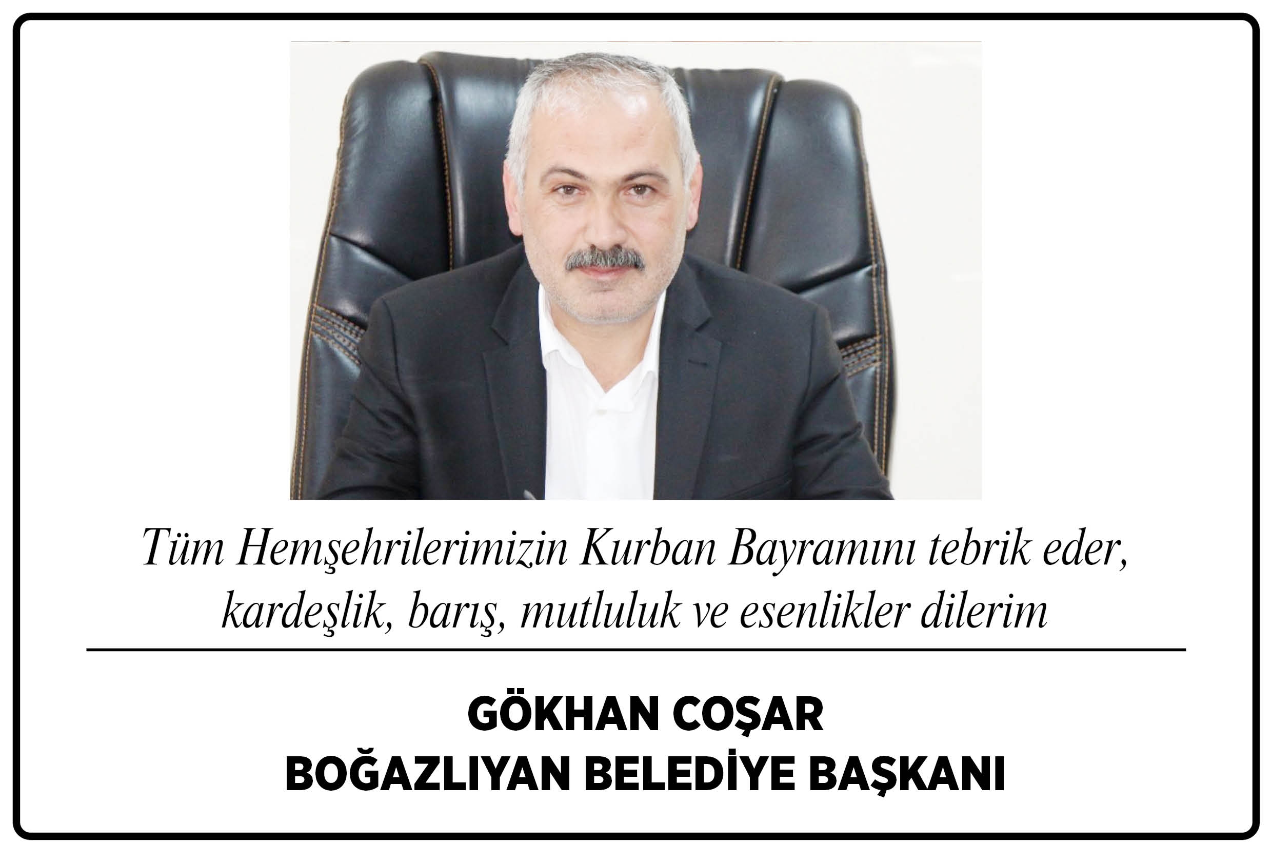 Gökhan Coşar Bayramı kutladı