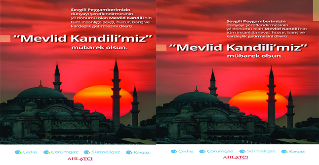 Ahlatçı Holding Mevlit Kandili'ni kutladı